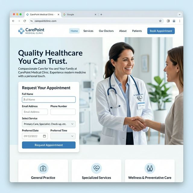 CarePoint Medical Clinic Website